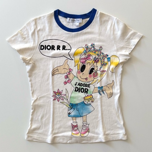 Dior Cartoon Logo Top - Picture 3 of 7